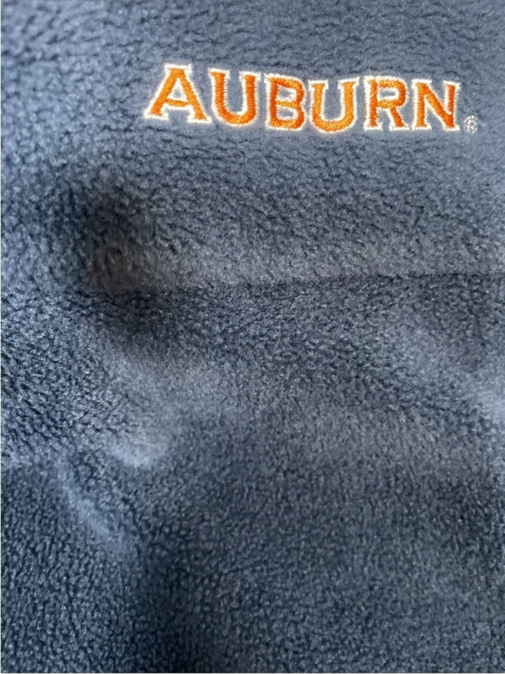 Columbia Auburn Tigers Fleece Vest Blue Full Zip Mens Size Large Embroidered - Picture 4 of 6